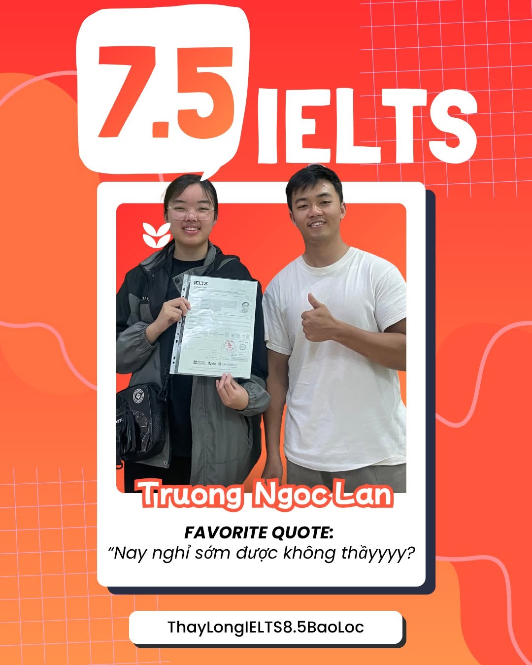 Buổi học IELTS tại lớp của thầy Long